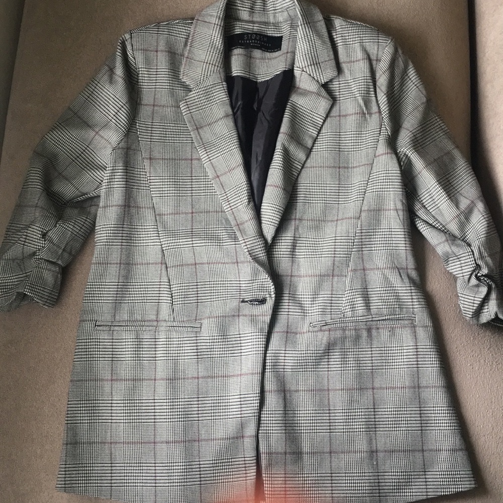 Plaid blazer